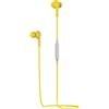 Pantone Auricolare Cuffie Wireless In-Ear Bluetooth Giallo PT-WE001Y Pantone