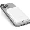 Sbs Powerbank Batteria Portatile Carica Wireless 5000 mAh Bianco TEBB5000MAG1CW SBS