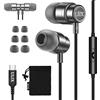UliX RIDER Cuffie USB C, Garanzia 5 Anni, Auricolari USB C In-Ear per iPhone 16