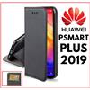 CUSTODIA A PORTAFOGLIO LIBRO per HUAWEI P SMART PLUS 2019 COVER FLIP MAGNETICA +