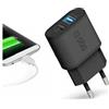 Sbs Caricabatteria USB Caricabatterie da viaggio da 2100 mAh Sbs TETR2USB21AFAST