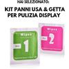 COVER CUSTODIA SILICONE TPU + PELLICOLA VETRO TEMPERATO HUAWEI P8 2016 GRA-L09