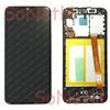 Samsung TOUCH SCREEN LCD DISPLAY CON FRAME PER SAMSUNG A20E GH82-20186A NERO ORIGINALE