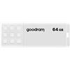GOODRAM Pen Drive Chiavetta USB 64 GB USB tipo A 2.0 Bianco UME2-0640W0R11 Goodram