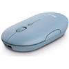 Trust 24126 Mouse Wireless Ricaricabile Ultrasottile Puck Blu