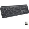 Logitech MX Keys Tastiera, Layout QWERTY Italiano, Grafite