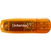 Intenso Pen Drive 64 Gb Penna USB 2.0 28 Mb/s Arancione Intenso 3502490 Rainbow Line