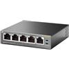 Tp-Link Switch 5 Porte Fast Ethernet 10/100 4 Full Duplex PoE TL-SF1005P