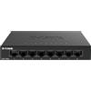 D-Link Dgs-108Gl Non Gestito Gigabit Ethernet (10/100/1000) Nero D-Link DGS-108GL/E