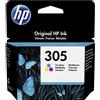 HP Cartucce 305 3YM60AE Originali Tricolore per HP DeskJet 2720e, ENVY 6030e...