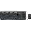Logitech Kit Tastiera e Mouse Wireless Logitech 1000 DPI Nero - 920-007913 MK235