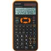 Sharp Calcolatrice Scientifica Sharp Tascabile 10 cifre Nero Arancio SH-EL520XYR