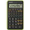 Sharp Calcolatrice Scientifica 10 cifre Nero Verde Sharp EL501TBGR