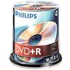 PHILIPS (TG. 100er) Philips Dvd+r 4.7GB - Confezione da 100 - NUOVO