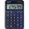 Sharp Calcolatrice 10 Cifre Autospegnimento Blu Sharp ELM335