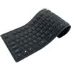 Techly Tastiera flessibile in silicone USB/PS2 colore Nero Techly IDATA KB-R109L