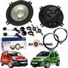 ALPINE Kit 4 Casse Altoparlanti Alpine Sxe1350S 13 cm Anteriori Fiat Qubo Fiorino 225