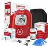 Sinocare Misuratore di Glicemia con 25 Strisce Reattive e 25 Lancette per Diabetici