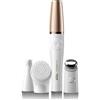 Braun Epilatore Donna Elettrico Braun 3 in 1 Massaggiatore Viso Bianco / Oro FACE 911