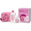 BREEZE Perfect Beauty - Deodorante 100ml + Doccia shampoo 400ml con Beauty Case