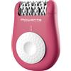 Rowenta Epilatore elettrico 24 pinzette 2 Velocità Rosa EP1110F0 Easy Touch Rowenta