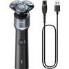 Philips Rasoio Elettrico Wet & Dry Testina Rotante 50 minuti Nero 5000X X5006/00 Philips