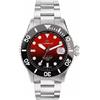 LORENZ HYDRO-SUB 090011CC Sfumato Rosso Nero Orologio Uomo Automatico Swiss Made