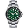 LORENZ DIVER CERAMICA 28185DD Orologio Uomo Automatico Sub 100 Metri Verde