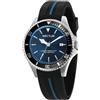 SECTOR 230 R3251161037 Orologio Uomo Gomma Blu Ghiera Sub 100 Metri Datario