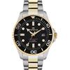 LORENZ SUBMARINE 030081HH Orologio Uomo Automatico Nero Acciaio Bicolore S