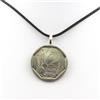 A Bijoux Collezione Di Minerali. Collana Moneta Francia 2 FRANCS Louis Pasteur.