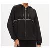 LIUJO Felpa Donna Liu Jo Modale Regular Zip Cappuccio Logo TA4024 22222 Nero