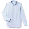 LACOSTE CAMICIA UOMO LACOSTE CH0439 58M COTONE MANICA LUNGA REGULAR FIT AZZURRO