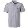 LACOSTE CAMICIA UOMO LACOSTE CH4890-DNB COTONE REGULAR FIT MANICA CORTA BLU