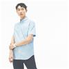 LACOSTE CAMICIA UOMO LACOSTE CH4890-1ZZ REGULAR FIT MANICA CORTA COTONE AZZURRO/BIANCO