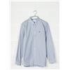 LACOSTE CAMICIA UOMO LACOSTE CH4861 DNB COTONE MANICA LUNGA REGULAR FIT BIANCO/BLU