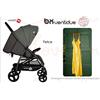 Baciuzzi BX 22 - Passeggino Leggero Compatto Pieghevole 0- 4 Anni 0-22 Kg Felce Baciuzzi