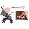 Baciuzzi BX 22 - Passeggino Leggero Compatto Pieghevole 0- 4 Anni 0-22 Kg Nude Baciuzzi
