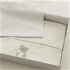 NANAN Lenzuola Lettino Neonato Set Letto Federa/ Sopra/Sotto Bianco - Coccolo Nanan