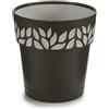 STEFANPLAST Vaso Tondo Cloe ø 25xH.25 Grafite/Grigio Luce Stefanplast 94103
