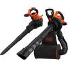 Black & Decker Soffiatore elettrico Aspiratore 3000 W Sacco 72 lt BEBLV300-QS Black & Decker
