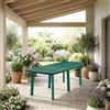 IPAE PROGARDEN Tavolo da Giardino Allungabile Polipropilene 180-216x90x72 Verde IPAE PROGARDEN