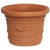 Telcom Vaso NPA Prestige tondo d.40xH30 cm impruneta in resina decorato arredo giardino