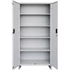 PROMETAL Armadio da Esterno / Balcone in Metallo 80x40x175 cm Grigio PROMETAL