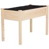 VivaGarden Orto Urbano Pensile Legno Fodera Tessuto 122.5x56.5x76cm VivaGarden 845D35