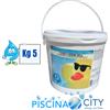 PASTIGLIE 200GR CLORO PISCINA MULTIAZIONE 4 AZIONI CONF 1/5/10/25 KG