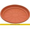 I.C.S. Sottovaso Rotondo in Plastica diametro cm. 24x3,3 h ICS R30024 Erica 24 pz