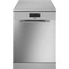 Smeg Lavastoviglie 13 Coperti Classe D Libera Installazione 60 cm Inox LVS262DSX Smeg