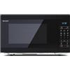 Sharp Forno Microonde Combinato Grill 28 Litri 900 W Nero e Argento YC-MG81E-B SHARP