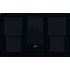 Whirlpool Piano Cottura 4 Fuochi Induzione con Cappa 80 cm Nero WVH92K/1 Whirlpool